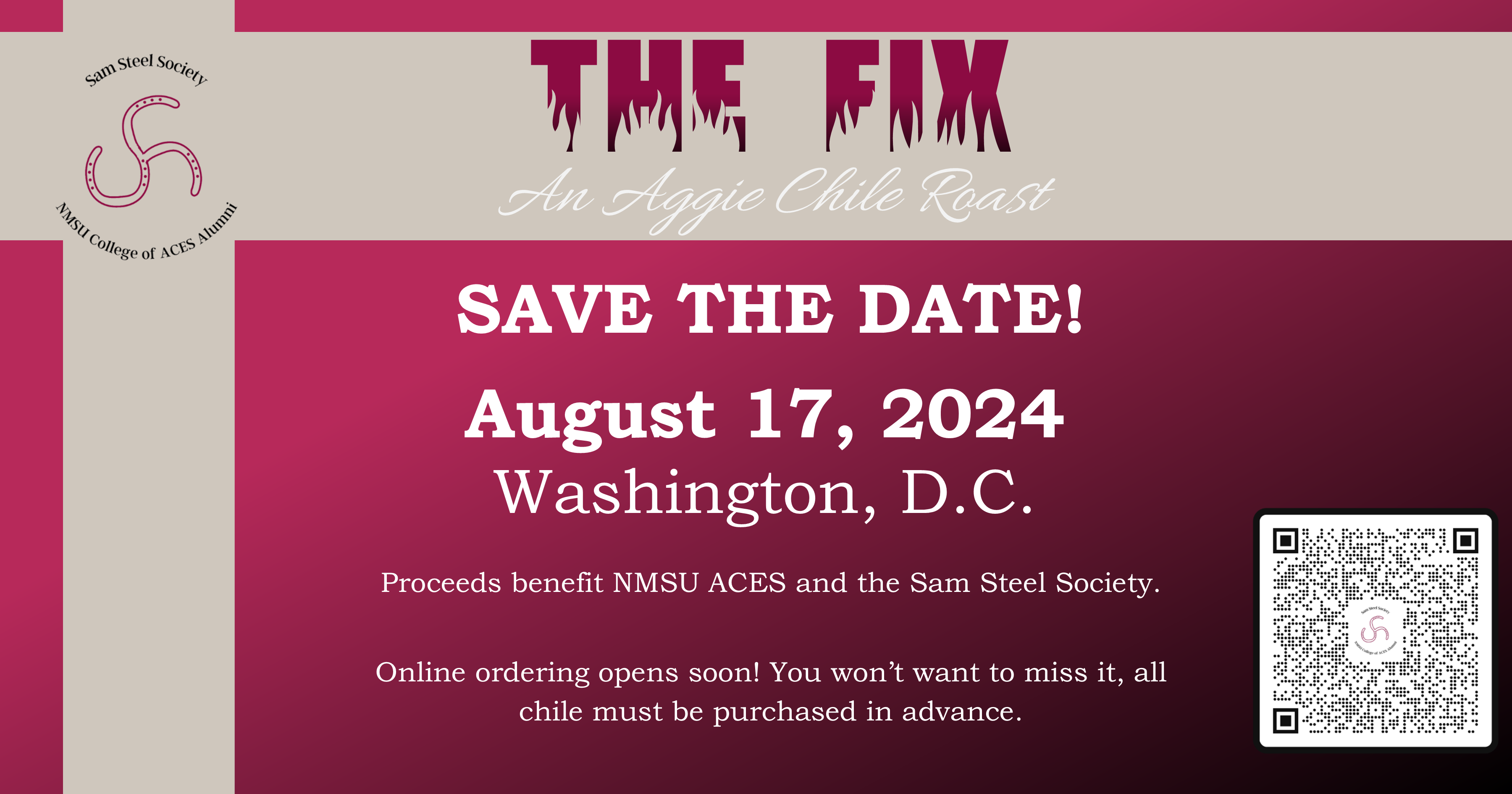 The Fix Chile Roast in Washington DC Save the Date