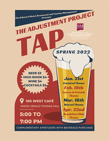 Image of the TAP Spring 2022 Flyer