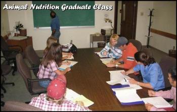 Image of animal nutrition graduate class