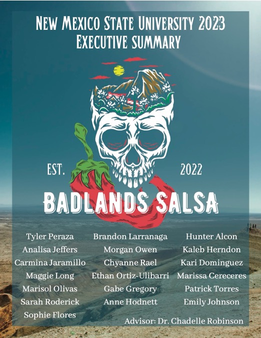 Flyer for Badlands Salsa