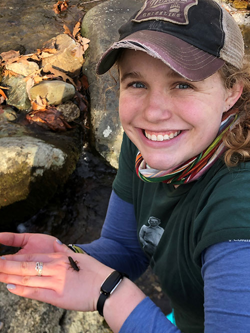 Fish, Wildlife and Conservation Ecology student