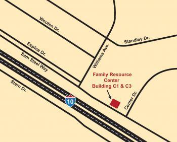 Image of Family Resource Center map