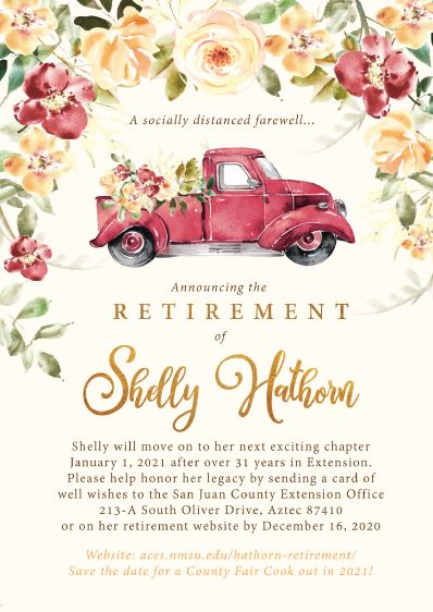 Shelly Hathorn Retirement Announcement 