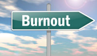burnout sign graphic