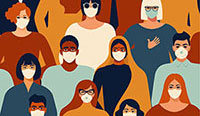 masked graphic