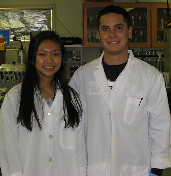 Image of former students Marianne Fortanzela and Nick Sandoval